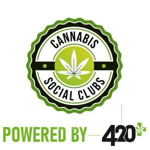 Cannabis Social Clubs powered by 420+ Logo